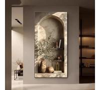 Cuadro moderno de rama de olivo impreso para dormitorio u oficina, póster en lienzo para decoración del hogar (30x60cm)