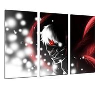 Cuadro Moderno Fotografico Anime Japones, Tokyo Ghoul Ken Kaneki, 97 x 62 cm, Ref. 27196