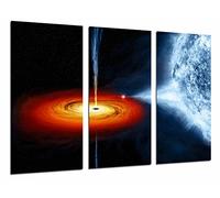 Cuadro Moderno Fotografico Astronomia Agujero Negro, Espacio, Planeta, Estrella, 97 x 63 cm, ref. 26810