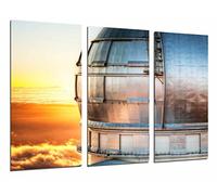 Cuadro Moderno Fotografico Atardecer Telescopio Gran Canarias, Astronomia, España, 97 x 63 cm, Ref. 26827