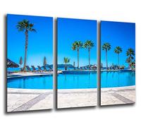 Cuadro Moderno fotografico Base Madera, 97 x 62 cm, Paisaje Paraiso Tropical Ref. 26121