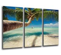 Cuadro Moderno fotografico Base Madera, 97 x 62 cm, Paisaje Playa Tropical Ref. 26128