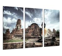 Cuadro Moderno Fotografico Buda, Buddha, Relajacion, Zen, 97 x 62 cm ref. 26260