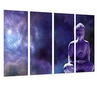 Cuadro Moderno Fotografico Buda, Buddha, Relajacion, Zen, Relax, 131 x 62 cm, ref. 26644