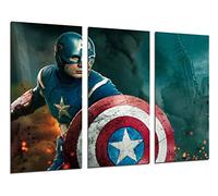 Cuadro Moderno Fotografico Capitan America, Los Vengadores, Cine, 97 x 62 cm Ref. 26358