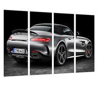 Cuadro Moderno Fotografico Coche Deportivo, Mercedes AMG GT C Roadster, 131 x 62 cm, Ref. 27233