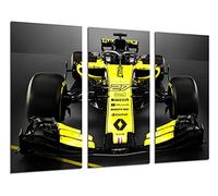 Cuadro Moderno Fotografico Coche Formula 1,Renault R.S.18, Renault F1 2018, Carlos Sainz, Nico Hulkenberg, 97 x 62 cm, Ref. 27107
