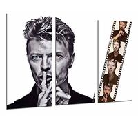 Cuadro Moderno Fotografico Gupo de Rock, David Bowie, Fotograma, Blanco, 97 x 63 cm, Ref. 26784