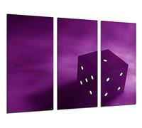 Cuadro Moderno Fotografico Juegos, Dados, Salon de Juegos, 97 x 62 cm Ref. 26369