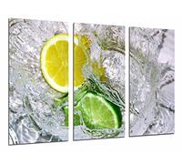Cuadro Moderno Fotografico Lima, Limon en agua, Fruta Acida, 97 x 62 cm, ref. 26667
