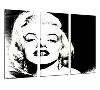 Cuadro Moderno Fotografico Mujer Sexy Famosa, Marilyn Monroe, Blanco y Negro, 97 x 63 cm, Ref. 26839
