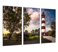 Cuadro Moderno Fotografico Paisaje de Faro en el Mar, 97 x 62 cm Ref. 26362