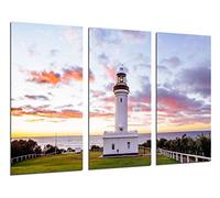 Cuadro Moderno Fotografico Paisaje de Faro en el Mar, 97 x 62 cm Ref. 26404