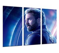 Cuadro Moderno Fotografico Peliculas Superheroes, Capitan America, Los Vengadores La Guerra Infinita, Captain America, Avengers Infinity War, 97 x 62 cm, Ref. 27140