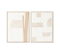 CUADRO PAPEL MACHE MDF 50X2,5X70 ABSTRACTO 2 SURT.