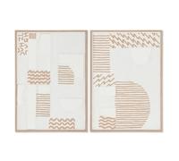 CUADRO PAPEL MACHE PS 50X2X70 ABSTRACTO 3D 2 SURT.