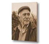 Cuadro Personalizado en Memoria de un Ser Querido con Foto y Texto, Placa Conmemorativa de Madera, Regalo Memorial para Padre, Madre, Abuelo, Abuela, Familiar o Mascota Fallecida - Conmemorativo