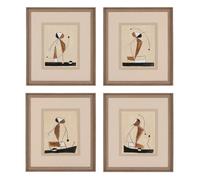 Cuadro Pintura Abstracto 4/M 35 X 40 cm (Set de 4)