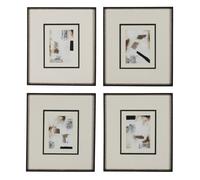 Cuadro Pintura Abstracto 4/M 44 X 50 cm (Set de 4)