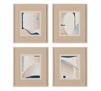 Cuadro Pintura Abstracto 4/M 44 X 50 cm (Set de 4)