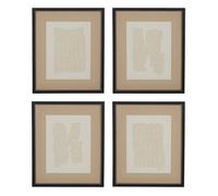 Cuadro Pintura Abstracto 4/M 50 X 60 cm (Set de 4)