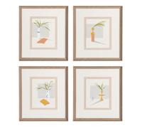 Cuadro Pintura Jarrones 4/M 44 X 50 cm (Set de 4)