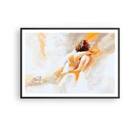Cuadro Poster de Pared 100x70cm Carácter la amistad el amor el matrimonio Art
