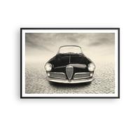 Cuadro Poster de Pared 100x70cm Póster Marco Alfa Romeo Giuletta Wall Art Prints