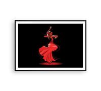 Cuadro Poster de Pared 100x70cm Póster Marco bailar bailarina Wall Art Prints