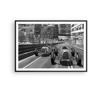 Cuadro Poster de Pared 100x70cm Póster Marco fórmula 1 retro Wall Art Prints