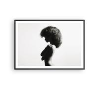 Cuadro Poster de Pared 100x70cm Póster Marco Mujer Desnudez Cuerpo Wall Art