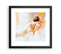 Cuadro Poster de Pared 30x30cm Carácter la amistad el amor el matrimonio Art