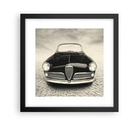 Cuadro Poster de Pared 30x30cm Póster Marco Alfa Romeo Giuletta Wall Art Prints