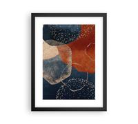 Cuadro Poster de Pared 30x40cm Los colores las formas la geometría Wall Art