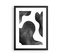 Cuadro Poster de Pared 30x40cm Póster Marco Abstracción Forma Figura Wall Art