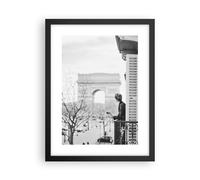 Cuadro Poster de Pared 30x40cm Póster Marco Arco Triunfal París Wall Art Prints