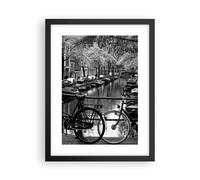 Cuadro Poster de Pared 30x40cm Póster Marco Holanda canal Wall Art Prints Decor