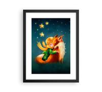 Cuadro Poster de Pared 30x40cm Póster Marco Pequeño Príncipe noviembre Wall Art