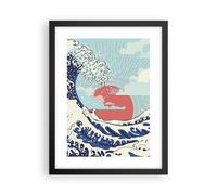 Cuadro Poster de Pared 30x40cm Póster Marco Rojo moderno tal vez Wall Art Prints
