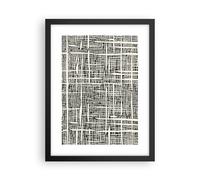 Cuadro Poster de Pared 30x40cm Póster Marco Textura Patrón Pieza Wall Art Prints
