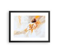 Cuadro Poster de Pared 40x30cm Carácter la amistad el amor el matrimonio Art