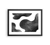 Cuadro Poster de Pared 40x30cm Póster Marco Abstracción Forma Figura Wall Art
