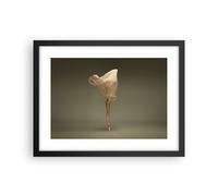 Cuadro Poster de Pared 40x30cm Póster Marco Bailarina Figura Bailando Wall Art