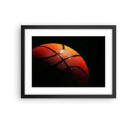 Cuadro Poster de Pared 40x30cm Póster Marco Baloncesto juego deportes Wall Art