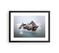 Cuadro Poster de Pared 40x30cm Póster Marco medio ambiente naturaleza Wall Art