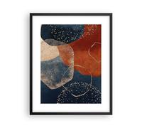 Cuadro Poster de Pared 40x50cm Los colores las formas la geometría Wall Art