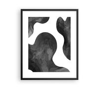 Cuadro Poster de Pared 40x50cm Póster Marco Abstracción Forma Figura Wall Art