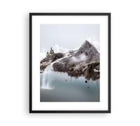 Cuadro Poster de Pared 40x50cm Póster Marco medio ambiente naturaleza Wall Art