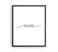 Cuadro Poster de Pared 40x50cm Póster Marco Te quiero mamá Wall Art Prints Decor