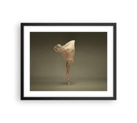 Cuadro Poster de Pared 50x40cm Póster Marco Bailarina Figura Bailando Wall Art